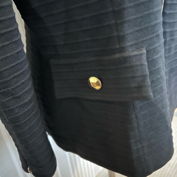 Vintage St. John Collection by Marie Gray Zip Lady Jacket in Black Women’s Sz 12 - Picture 5 of 7